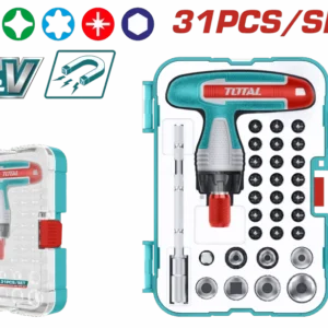 TOTAL T-Handle Ratchet Set 31 Pcs – TACSD30316
