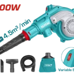 Total 800W High-Power Aspirator Blower-15000 RPM, Variable Speed, with Dust Bag & Accessories-TB8036