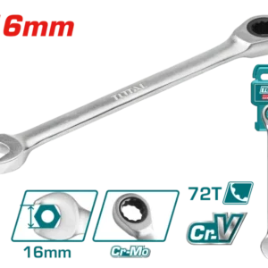 Total 16mm Ratchet Spanner – TCSPAR161