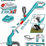 Total Lithium-Ion Grass Trimmer +20V Battery+ Charger – TGTLI20301