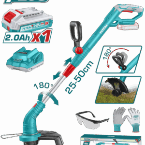 Total Lithium-Ion Grass Trimmer +20V Battery+ Charger – TGTLI20301