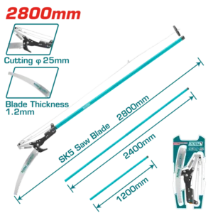 TOTAL Extendable Pole Saw & Pruner - THEPS25281