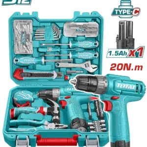 TOTAL 148 Pcs Tools Set – 12V | THKTHP41487