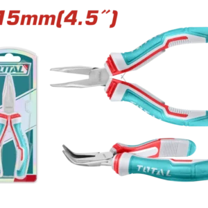 TOTAL Mini Bent Nose Pliers 4.5 Inch - THTMN456