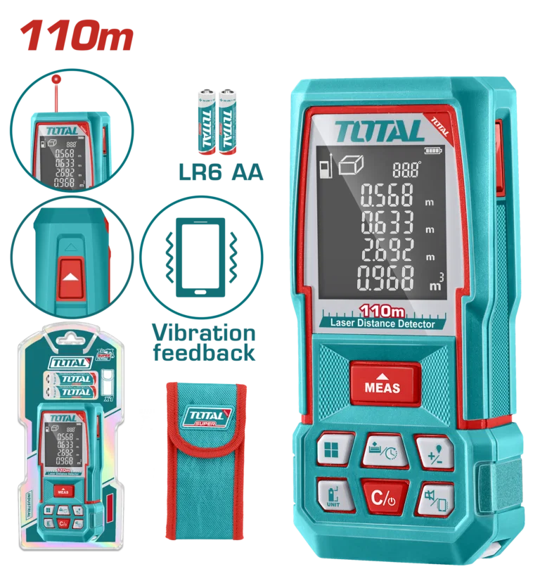 TOTAL Laser Distance Detector 110m - TMT510369