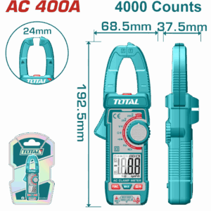 TOTAL Digital AC Clamp Meter – TMT762001