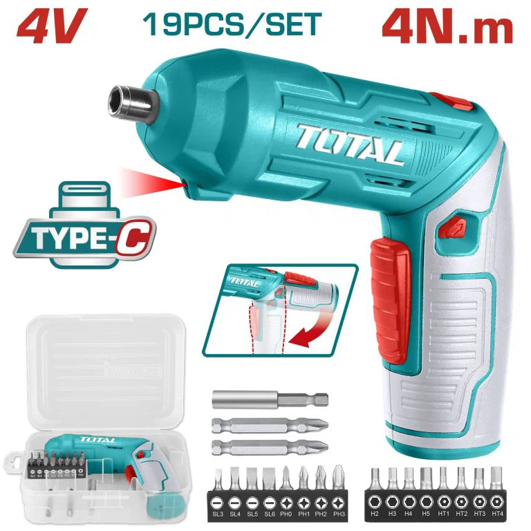 Total Li-ion Cordless Screwdriver - TSDLI0442