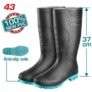 TOTAL Waterproof Rain Boots Size 43 - TSP308LYB.43
