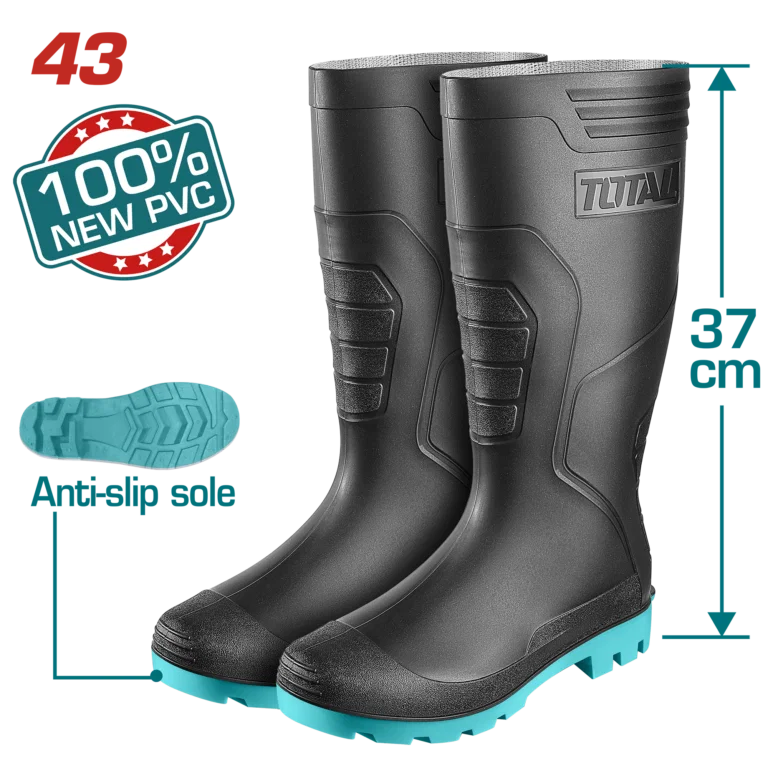 TOTAL Waterproof Rain Boots Size 43 - TSP308LYB.43